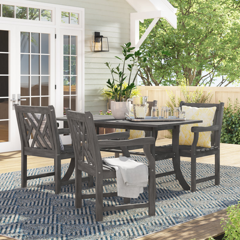 Sol 72 Outdoor Manchester 5 Piece Dining Set & Reviews Wayfair